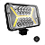 Farol LED Universal 4x6 Pol 96w Retangular Com Seta Laranja X - Und - Imagem 1