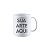 Caneca de cerâmica branca AAA 325ml - Logotipo ou Arte exclusiva - Imagem 1