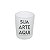 Copo de whisky em vidro jateado (fosco) 250ml - Logotipo ou Arte exclusiva - Imagem 1