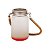 Lamparina de vidro jateado (fosco) degradê com cordão 400ml - Diversas cores - Imagem 5