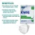 KIT MASCARA BRANCA C/ELASTICO KN95 UND FORT HEALTH COM 10 - Imagem 3