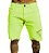 Bermuda Jeans Verde Super Skinny Destroyed - Imagem 1