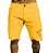 Bermuda Jeans Yellow Super Skinny Destroyed - Imagem 1