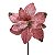 POISENTIA ROSA COM DETALHES GLITERADOS 23CM   G202570 - Imagem 1