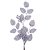 Ramo Prata Folhas Rendadas e Berries G209354 - Imagem 1