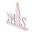 Ornamento Xmas cinza com árvore rosa em madeira F359499 - Imagem 1