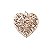 Coração Ouro Velho Arabesco 10x10cm - G150984 - Imagem 1