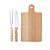 Kit churrasco tabua e faca e garfo personalizado - Imagem 2