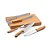 10 Kit churrasco. Aço inox e bambu. 4 peças em caixa kraft. 94140 - Imagem 3