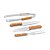 10 Kit churrasco. Aço inox e bambu. 4 peças em caixa kraft. 94140 - Imagem 4
