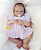 Boneca Bebê Reborn Menina Lilly May 47 Cm Olhos Fechados Muito Fofa Parece Um Bebê De Verdade - Imagem 1