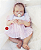 Boneca Bebê Reborn Menina Lilly May 47 Cm Olhos Fechados Muito Fofa Parece Um Bebê De Verdade - Imagem 1
