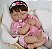 Boneca Bebê Reborn Menina 48 Cm Olhos Abertos Corpo Em Vinil Siliconado Pronta Entrega - Imagem 2