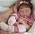 Boneca Bebê Reborn Menina 48 Cm Olhos Abertos Corpo Em Vinil Siliconado Pronta Entrega - Imagem 1