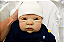 Bebê Reborn Menino Saskia Bochechuda 52 Cm Olhos Abertos Bebê Lindo Com Detalhes Super Realistas - Imagem 1