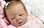 Bebê Reborn Menina Eden Modelo Especial Síndrome De Down 51 Cm Olhos Abertos Com Lindo Enxoval - Imagem 4