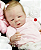 Bebê Reborn Menina Eden Modelo Especial Síndrome De Down 51 Cm Olhos Abertos Com Lindo Enxoval - Imagem 1