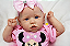 Bebê Reborn Menina Saskia 52 Cm Olhos Abertos Lindíssima Corpo Vinil Siliconado Um Verdadeiro Presente - Imagem 4