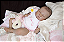 Boneca Bebê Reborn Menina Spencer 49 Cm Olhos Fechados Bebê Gordinha Linda Encantadora Com Enxoval - Imagem 2