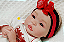 Boneca Bebê Reborn Menina Shyann 43 Cm Olhos Abertos Realista Um Verdadeiro Presente Super Promoção - Imagem 4
