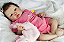 Bebê Reborn Menina Shyann 43 Cm Olhos Abertos Bebê Mais Realista Com Chupeta E Enxoval Promoção - Imagem 2