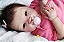 Bebê Reborn Menina Shyann 43 Cm Olhos Abertos Bebê Mais Realista Com Chupeta E Enxoval Promoção - Imagem 1