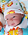 Bebê Reborn Menino Michelle 45 Cm Olhos Abertos Super Realista Acompanha Enxoval E Uma Linda Chupeta - Imagem 4