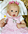 Bebê Reborn Menina Dee Dee 53 Cm Olhos Abertos Loira Com Detalhes Reais De Um Bebê De Verdade - Imagem 2