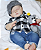 Bebê Reborn Menino Joseph Realborn 60 Cm Olhos Fechados Modelo Toddler Criança Grande Promoção - Imagem 1