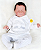 Bebê Reborn Menino Tracy 53 Cm Olhos Fechados Detalhes Reais De Um Bebê de Verdade Muito Fofo - Imagem 4