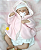 Bebê Reborn Menina Michelle 45 Cm Olhos Abertos Com Enxoval E Chupeta Bebê Reborn Recém Nascida - Imagem 4