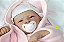 Bebê Reborn Menina Michelle 45 Cm Olhos Abertos Com Enxoval E Chupeta Bebê Reborn Recém Nascida - Imagem 3