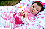 Bebê Reborn Menina Shyann 43 Cm Olhos Abertos Princesinha Realista Acompanha Chupeta E Enxoval - Imagem 3