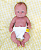 Bebê Reborn Menina Coco Malu 40 Cm Olhos Abertos Silicone Sólido Com Enxoval E Uma Linda Chupeta - Imagem 3