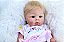 Bebê Reborn Menina Paris 50 Cm Olhos Abertos Toda Em Silicone Sólido Acompanha Enxoval E Chupeta - Imagem 3