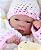 Boneca Bebê Reborn Menina Michelle 45 Cm Olhos Abertos Bebê Fofa E Perfeitinha Um Verdadeiro Presente - Imagem 2