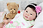 Bebê Reborn Menina Jialli 48 Cm Olhos Abertos Bebê Oriental Linda Com Enxoval E Chupeta Super Promoção - Imagem 1