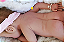 Boneca Bebê Reborn Menina Charlotte 46 Cm Olhos Fechado Silicone Sólido Parece Um Bebê De Verdade - Imagem 4