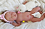 Boneca Bebê Reborn Menina Charlotte 46 Cm Olhos Fechado Silicone Sólido Parece Um Bebê De Verdade - Imagem 2