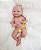 Bebê Reborn Menino Coco Malu 40 Cm Olhos Abertos Silicone Sólido Bebê Quase Real Uma Fofura - Imagem 1