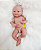 Bebê Reborn Menino Coco Malu 40 Cm Olhos Abertos Silicone Sólido Bebê Quase Real Uma Fofura - Imagem 1