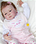 Bebê Reborn Menina Barry 53 Cm Olhos Abertos Bebê Super Realista Acompanha Enxoval E Chupeta - Imagem 4