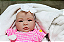 Bebê Reborn Menina Shyann 43 Cm Olhos Abertos Princesinha Realista Acompanha Lindo Enxoval Promoção - Imagem 1