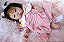 Bebê Reborn Menina Eleanor 50 Cm Olhos Abertos Detalhes Reais Bebê Recém Nascida Com Enxoval - Imagem 4