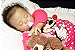 Bebê Reborn Menina Hailey 70 Cm Olhos Fechados Bebê Negra Toddler Detalhes De Um Bebê De Verdade - Imagem 1