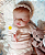 Bebê Reborn Menina Charlotte 46 Cm Olhos Fechados Em Silicone Sólido Fofa E Encantadora Com Chupeta - Imagem 1