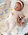 Bebê Reborn Menina Charlotte 46 Cm Olhos Fechados Em Silicone Sólido Fofa E Encantadora Com Chupeta - Imagem 4