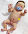 Bebê Reborn Menino Articcus 49 Cm Olhos Abertos Detalhes Reais Corpo Em Vinil Siliconado Super Promoção - Imagem 1