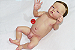 Bebê Reborn Menino Articcus 49 Cm Olhos Abertos Detalhes Reais Corpo Em Vinil Siliconado Super Promoção - Imagem 2