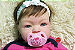 Bebê Reborn Menina Shyann 43 Cm Olhos Abertos Bebê Recém Nascida Com Lindo Enxoval Promoção - Imagem 1